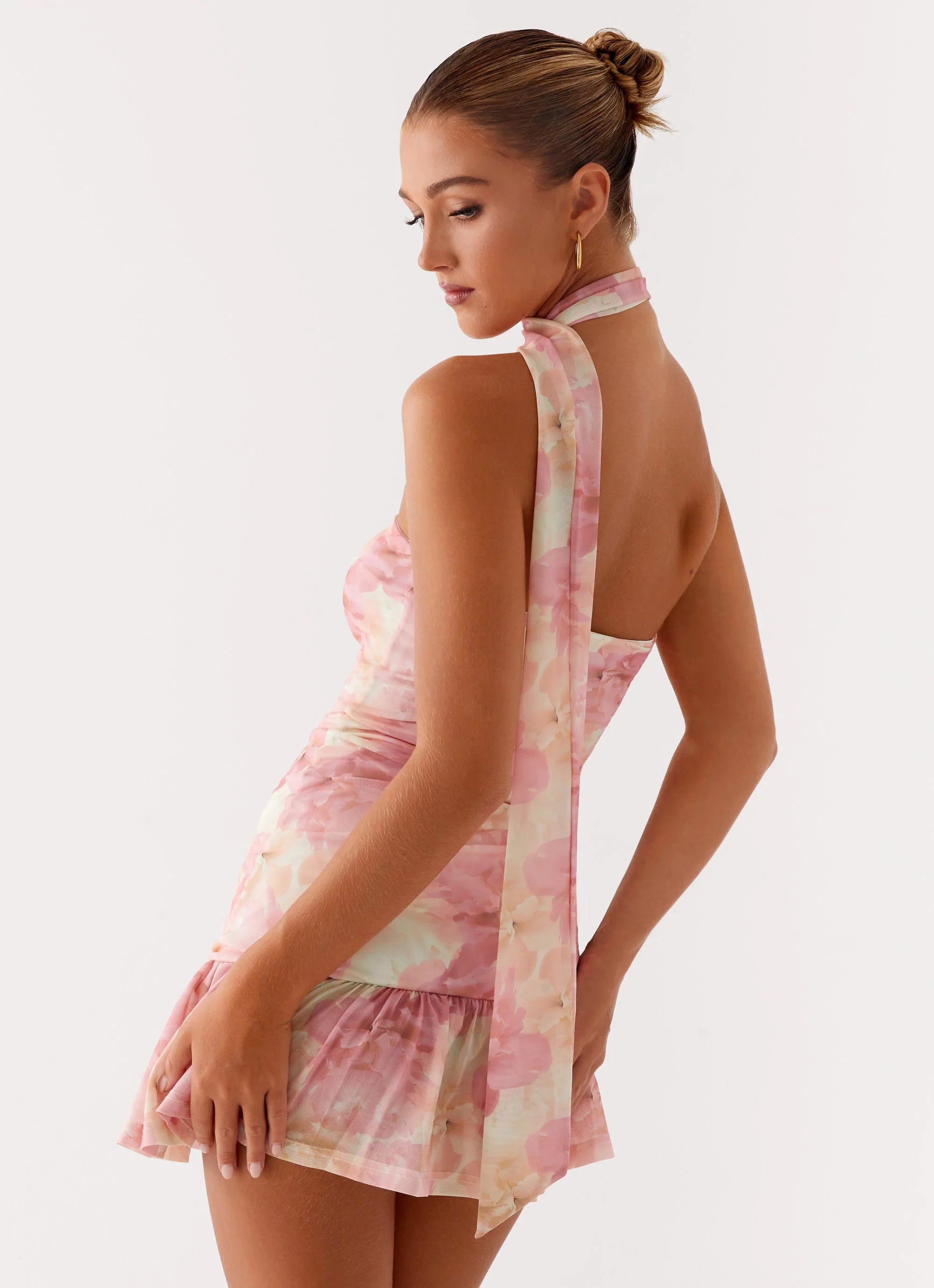 Fleur Mini Dress - Floral Print